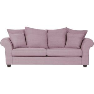 Höffner Sofa 3 Sitzer Norderney ¦ rosa/pink ¦ Maße (cm): B: 214 H: 71 T: 92