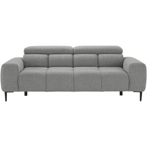 switch Sofa 3-sitzig aus Flachgewebe Plaza ¦ silber ¦ Maße (cm): B: 2