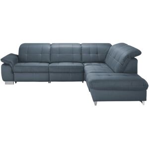 Lounge Collection Ecksofa Inka ¦ blau ¦ Maße (cm): B: 295 H: 85 T: 2