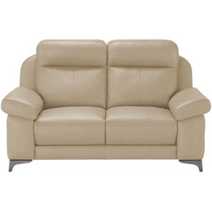 Wohnwert Sofa 2-sitzig aus Echtleder Arianna ¦ beige ¦ Maße (cm): B: