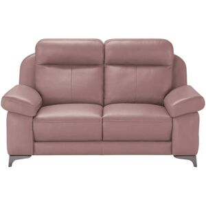 Wohnwert Sofa 2-sitzig aus Echtleder Arianna ¦ rosa/pink ¦ Maße (cm):