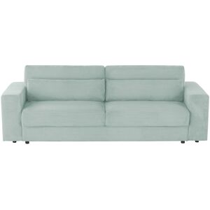 Höffner Big Sofa mit Schlaffunktion Branna ¦ grün ¦ Maße (cm): B: 250 H: 101