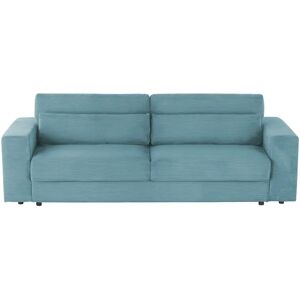 Höffner Big Sofa mit Schlaffunktion Branna ¦ türkis/petrol ¦ Maße (cm): B: 2