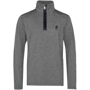 Protest Willowy Junior 1/4 Zip Ski Pullover (Dark Grey Melee)