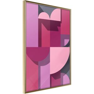 Artgeist Poster - Pink Geometry