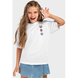 Kurzarm-T-shirt für Mädchen Siroko Kitty-G 7-8 (128 cm)