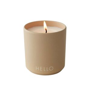 Design Letters - Duftkerze, Hello / beige