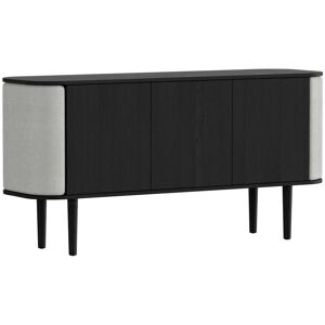 UMAGE - Treasures Sideboard mit 3 Türen, Eiche schwarz / sterling