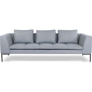 Nuuck - Rikke 3-Sitzer Sofa, 244 x 106 cm, hellgrau (Enna Soft Grey 1062)