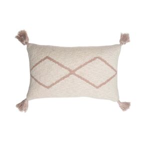 Lorena Canals - Gestricktes Kissen Little Oasis, 25 x 40 cm, natur / rosa