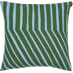 Marimekko - Kalasääski Kissenbezug, 50 x 50 cm, forest green / hellblau