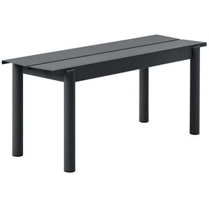 Muuto - Linear Steel Bank 110 cm, schwarz