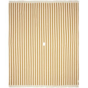 Nobodinoz - Portofino Strandtuch XL, 146 x 175 cm, honey stripes waffle