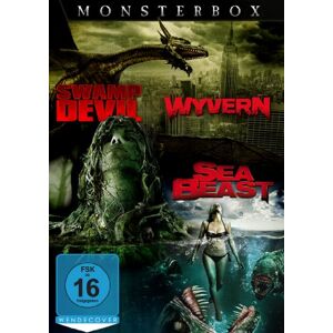 Steven R. Monroe - GEBRAUCHT Monsterbox: Wyvern - Sea Beast - Swamp Devil [3 DVDs]