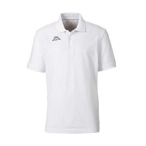 Kappa Poloshirt kurzarm unisex weiß M