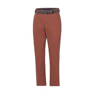 Stone Rich Freizeithose mit Gürtel terrakotta 29