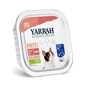 Yarrah 6x100g Bio Pate: Lachs mit Bio Meeresalge Yarrah Katzenfutter Nass - 5+1 gratis!