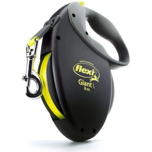 Hundeleine flexi Giant L 8m schwarz / neon