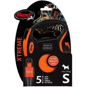 flexi Xtreme Gurt-Leine orange, 5m / S bis 20kg Hund