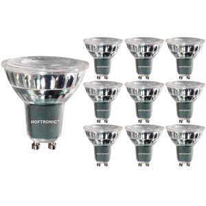 HOFTRONIC™ Satz von 10 GU10 LED-Strahler 5 Watt Dimmbar 6000K Tageslichtweiß (ersetzt 50W)