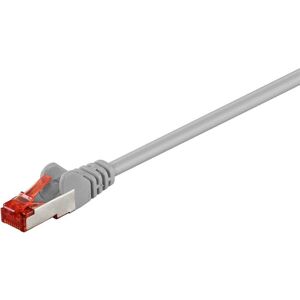 Goobay CAT 6-0500 UTP-Kabel - 5m - S/FTP - CU - LSZH - PIMF - RJ45 - UTP-Kabel - Ethernet-Kabel - Patchkabel - Grau