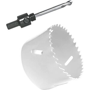 HOFTRONIC™ Bohrochsäge Set Ø 33 mm Bi-Metall + Adapter mit Bohr