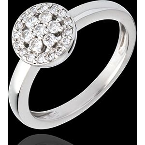 Edenly Ring Diamant-Rose in Weissgold - 0.26 Karat