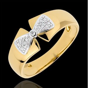 Edenly Ring Schleife Amelia in Gelbgold