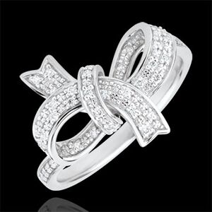 Edenly Ring Wertvolle Schleife - Silber und Diamanten