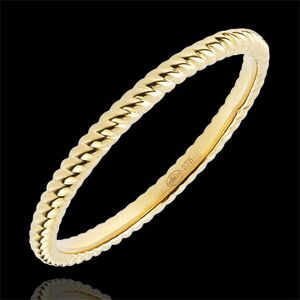 Edenly Ring Goldenes Seil - Gelbgold