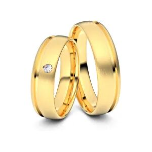 Juwelier-Schmuck Trauringe Halle 333er Gelbgold - 6153