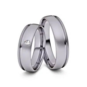 Juwelier-Schmuck Trauringe Halle 950er Palladium - 8474