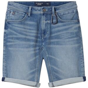 TOM TAILOR Herren Josh Slim Shorts, blau, Uni, Gr. 40