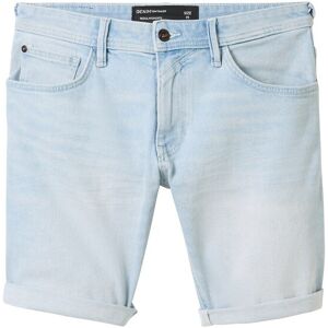 TOM TAILOR DENIM Herren Jeansshorts, blau, Uni, Gr. L