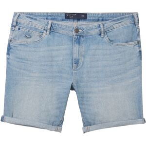 TOM TAILOR Herren Plus - Jeansshorts, blau, Uni, Gr. 42