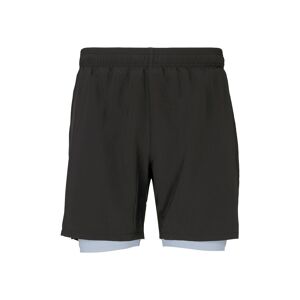 TOM TAILOR Herren Funktions Shorts 2 in 1, schwarz, Gr. XXL