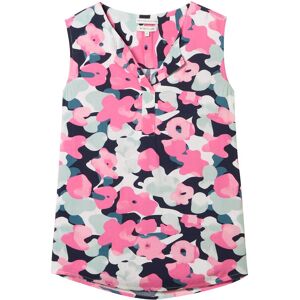 TOM TAILOR Damen Bluse mit Livaeco, rosa, Print, Gr. 42