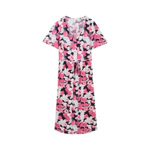 TOM TAILOR Damen Kleid mit Print, rosa, Allover Print, Gr. 38