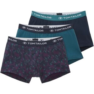 TOM TAILOR Herren Hip Pants 3-er Set, lila, Print, Gr. 6