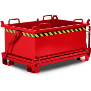 R+R Industrietechnik RR Industrietechnik Klappbodenbehälter Typ RBB-50 910x1370x770mm 500dm³ RAL 3000 Feuerrot