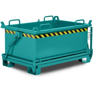 R+R Industrietechnik RR Industrietechnik Klappbodenbehälter Typ RBB-150 910x2000x1300mm 1500dm³ RAL 5018 Türkisblau