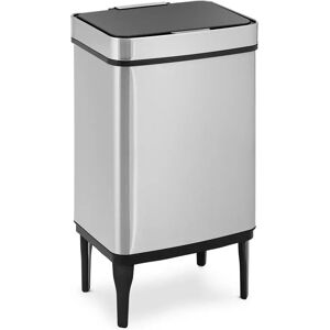 Fromm & Starck Mülleimer - 45 l - grau - Standfüße STAR_BIN_44