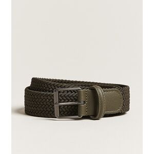 Anderson's Elastic Woven 3 cm Belt Military Green