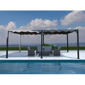 Dancover Pergola pavillon Santa Cruz, 3x6m, Dunkelgrau