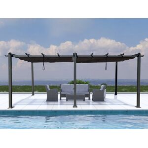 Dancover Pergola pavillon Santa Cruz, 4x4m, Dunkelgrau