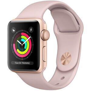 Apple Watch Series 3 (2017) 38 mm Aluminium GPS gold Sportarmband rosa