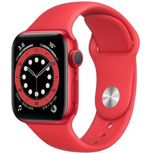 Apple Watch Series 6 Aluminium 40 mm (2020) GPS rot Sportarmband rot