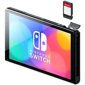 Nintendo Switch OLED 2021 schwarz/grün/rosa