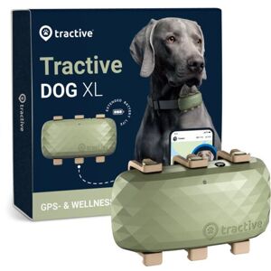 Tractive DOG XL - GPS Tracker Hund mit längerer Akkulaufzeit EXKL. ABO TRDOG4XLGR grün