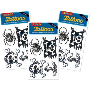 Lutz Mauder Verlag Tattooset TOTENKOPF 3-teilig